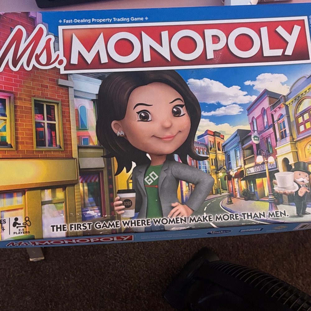 Ms. Monopoly Board Game - Multicolor